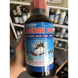 Thuốc diệt muỗi Mackara 75EC chai 1000ml diệt muỗi an toàn hiệu quả