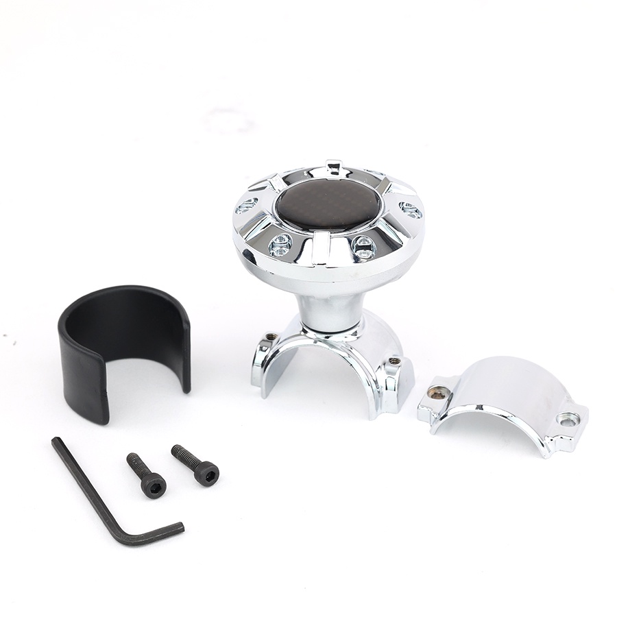 Tay Quay Trợ Lực Vô Lăng Ô Tô CIND JM-7607PS Màu Bạc