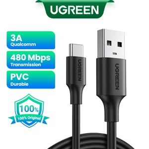 Cáp dữ liệu sạc nhanh Ugreen 1m 3A USB Type-C chính hãng Ugreen cho Samsung S9