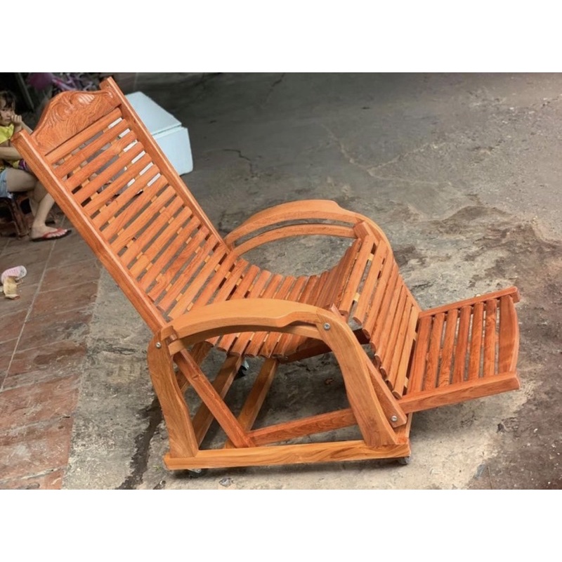 ghế lười gỗ hương đá to, nhỏ