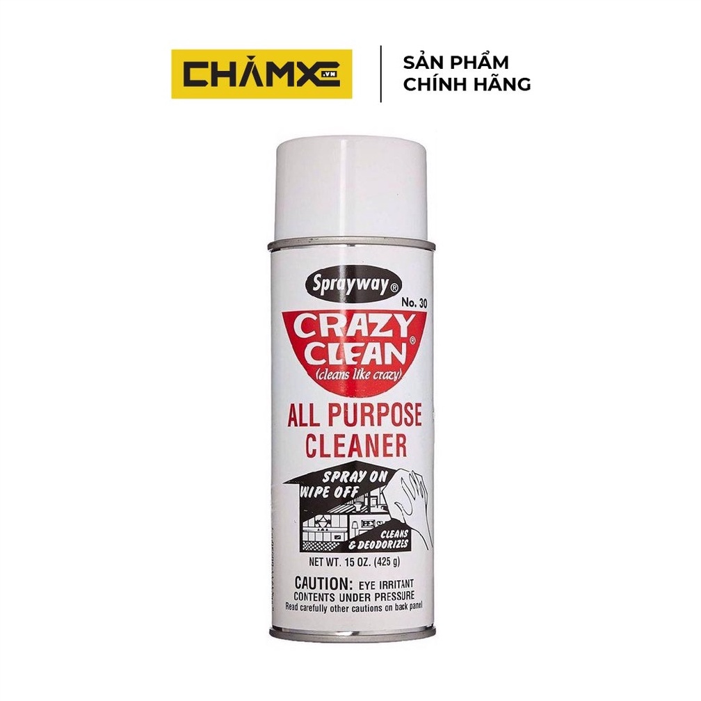 Sprayway SW030 Crazy Clean All Purpose Cleaner, 15 oz