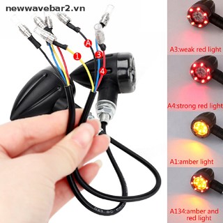 [Mới] Đèn báo rẽ LED màu hổ phách + đỏ cho xe máy /