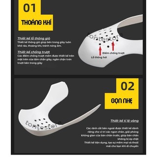 Bộ bảo vệ mũi giày loại cao cấp, độn chống nhăn gãy nứt SNEAKER SHIELD (Có video hướng dẫn)