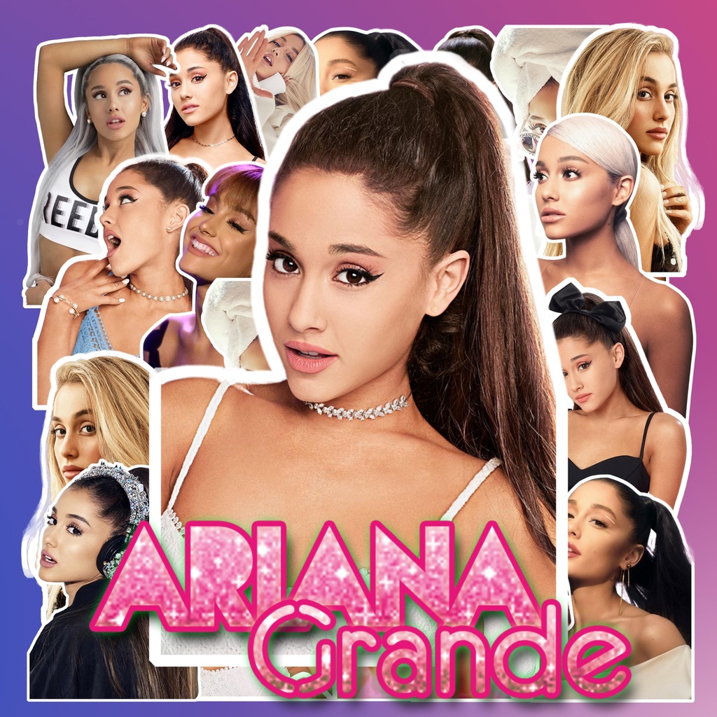 [Set 50 Cái] Sticker Ariana Grande,sticker USUK,US-UK decal,nhãn dán ...