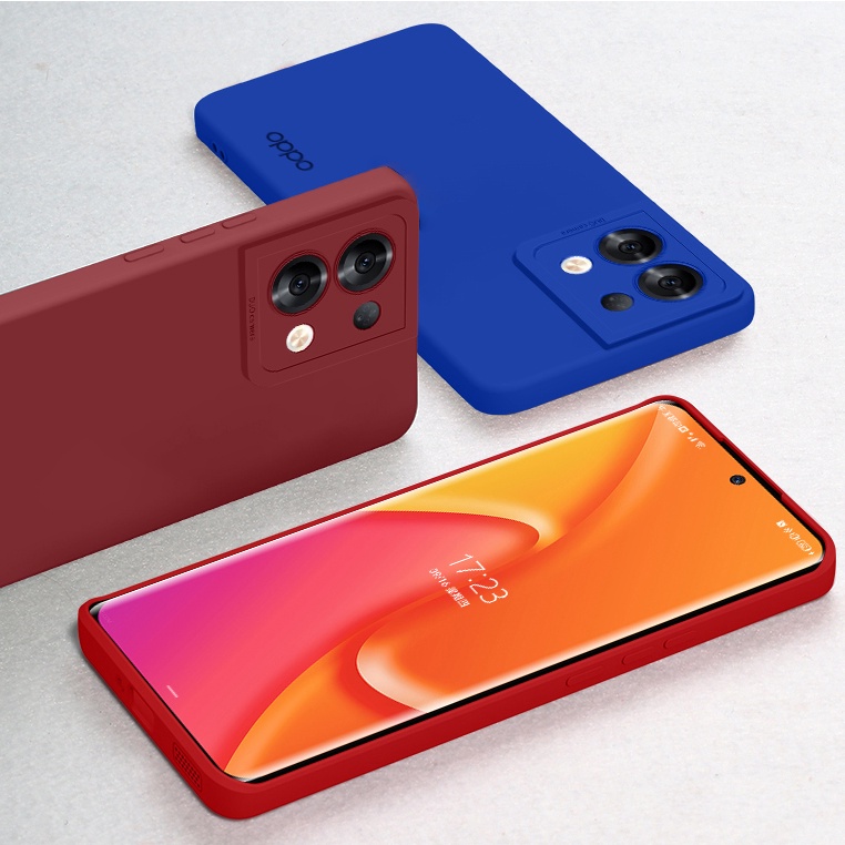 Mới Ốp Điện Thoại silicone Mềm Màu Kẹo Thời Trang Cho oppo reno 8 pro 5g 4g 8z 7z 6 7 lite