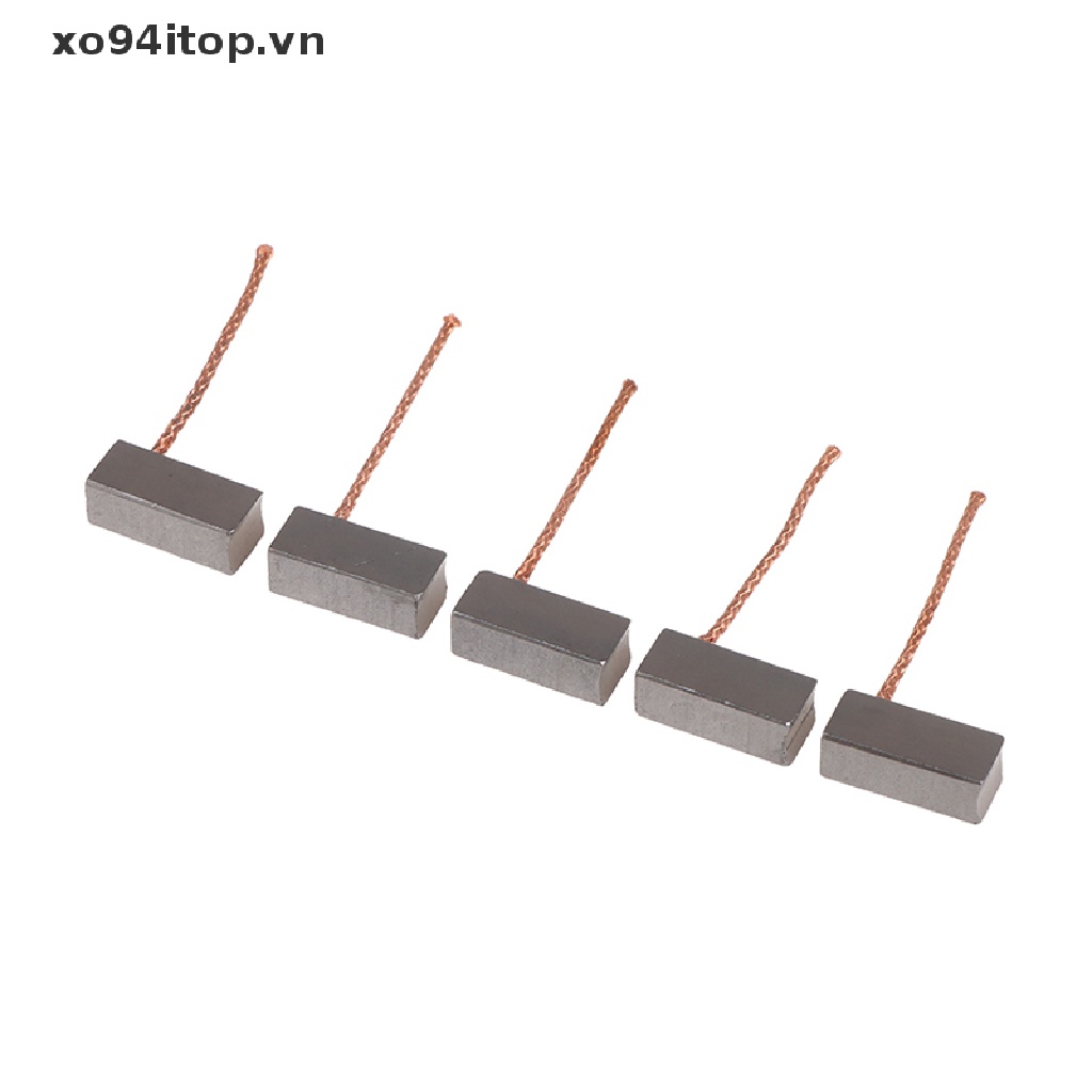 Set 10 Chổi Than 8 * 9 * 20mm Cho Quạt Thổi Khí Xe Hơi