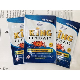 Thuốc diệt ruồi không mùi King Fly Bait 20gr diệt ruồi trong nhà hiệu quả