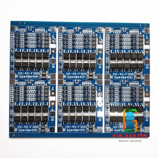 Ảnh 3 – Mạch 4S - 30A Sạc cân bằng và bảo vệ Pin Sắt LiFePO4 3.2V