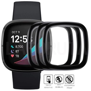 Miếng Dán Bảo Vệ Màn Hình Mềm Trong Suốt Cho Fitbit Versa 4 / Sense 2
