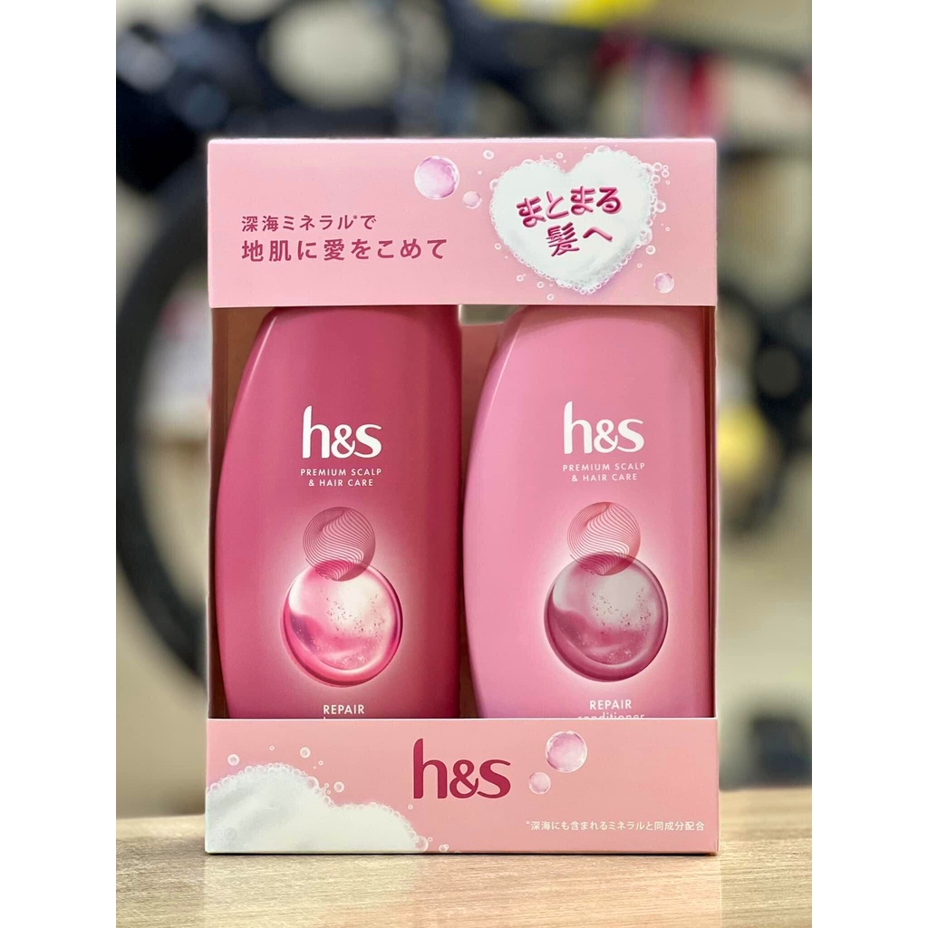 Mẫu Mới] Set Dầu Gội Xả Không Gàu, Ngứa H&S Premium Scalp & Hair Care 350ml  Nhật Bản | Shopee Việt Nam