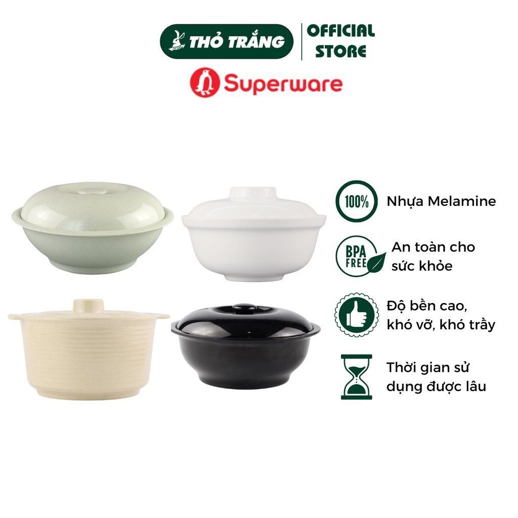 Thố Cơm, Thố Canh Có Nắp Nhựa Melamine Superware Thái Lan | Shopee Việt Nam