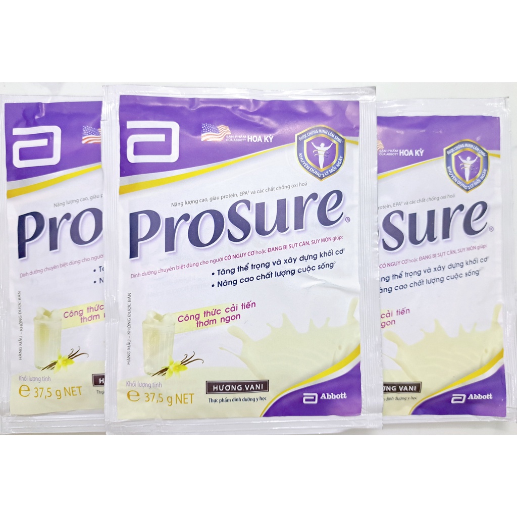 10 gói Sữa gói Prosure dành cho người ung thư - Hàng chính hãng ...