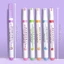 Set 6 Bút Đánh Dấu Nhiều Họa Tiết Nhiều Màu Sắc Dùng Trang Trí Sổ Tay DIY