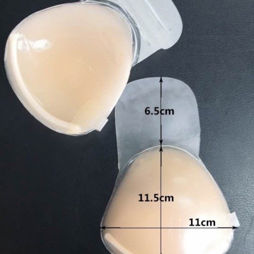 Miếng dán ngực ti silicon nâng ngực cài trước áo ngực dán chống chảy xệ sử dụng nhiều lần 0138
