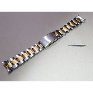 Thắt Lưng Thép Rolex Bản Vừa / Màu Vàng / Bạc Phong Cách vintage Cho Rolex 13 17 19 20mm
