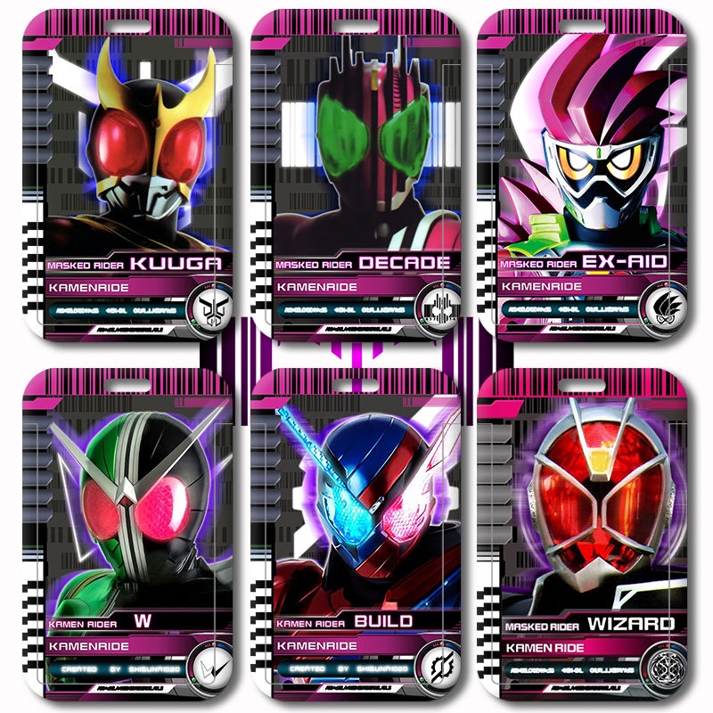 Bao Đựng Thẻ ID / Thẻ ID Họa Tiết Kamen Rider Kèm Dây Đeo Cổ Tiện Dụng ...