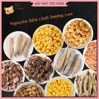 [500gr] Thức ăn sấy khô cho chó mèo (Túi thức ăn đông khô hỗn hợp cho thú cưng)