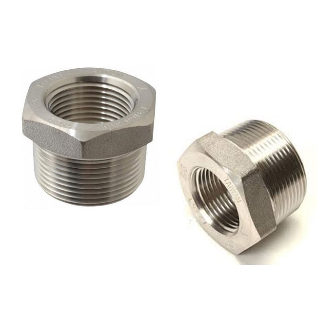 [PHỤ KIỆN CÀ RÁ INOX304 size lớn] CÀ RÁ NỐI REN TRONG REN NGOÀI INOX 60 ...