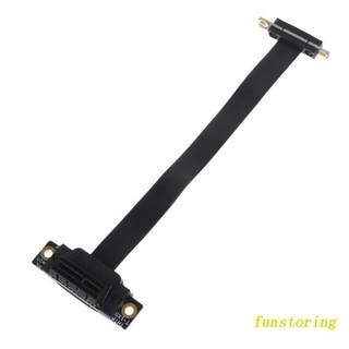 Dây Cáp Thẻ Mở Rộng 90 Độ PCIe 36pin x1 8G / bps Tốc Độ Cao 1x