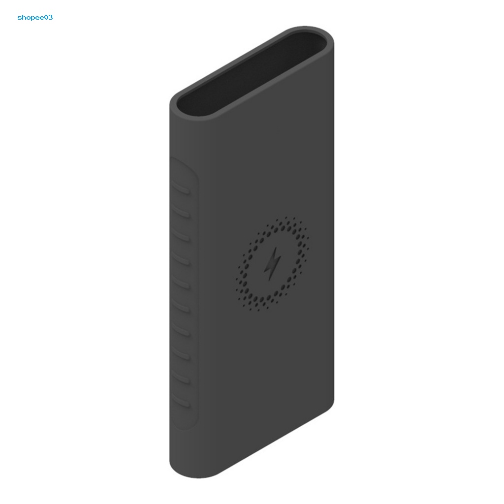 Vỏ Bọc Pin Sạc Dự Phòng Xiaomi Mobile Power Generation 3 10000mah Bằng Silicon Mềm Chống Trượt