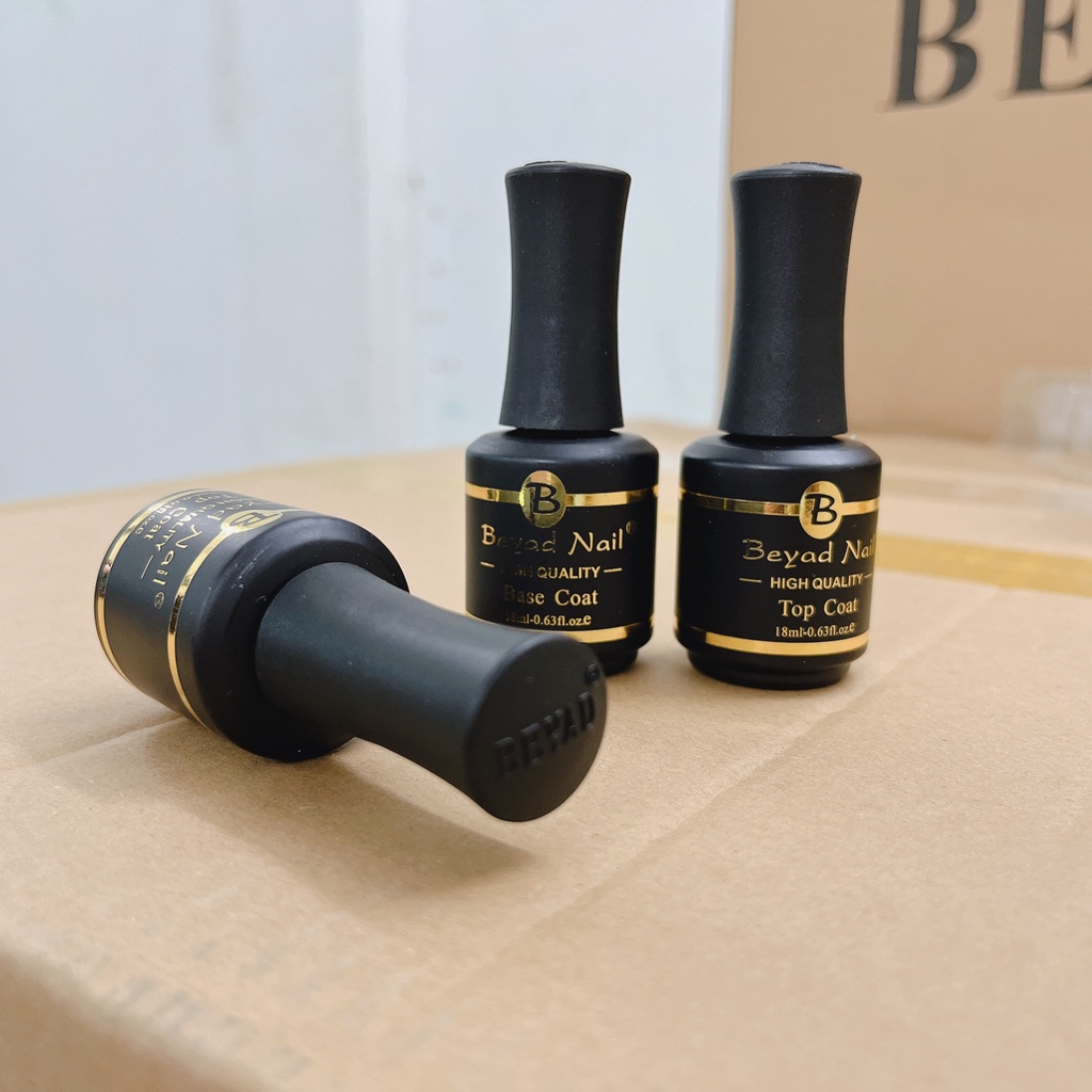 [Chính hãng] Beyad base top chính hãng - sơn gel liên kết và top phủ rất bền và bóng 18ml