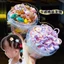 Set 20 Dây Buộc Tóc Cao Su Co Giãn Không Làm Đau Họa Tiết Hoạt Hình Phong Cách Hàn Quốc Cho Bé