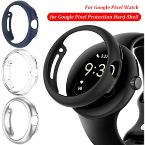 Matte Hard Shell Edge Case Smartwatch Khung Bảo Vệ Cho Google Pixel Watch Bảo Vệ Ốp Lưng Bao Tay Phụ Kiện Thông Minh