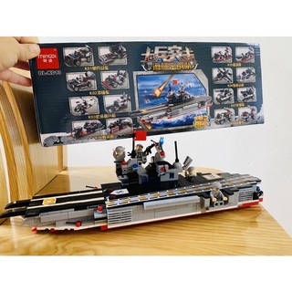 Đồ chơi Xếp Hình-đồ chơi lắp ghép 763 chi tiết Sân Bay Siêu Cấp 8 Trong 1 CLIP THẬT SHOP TỰ QUAY