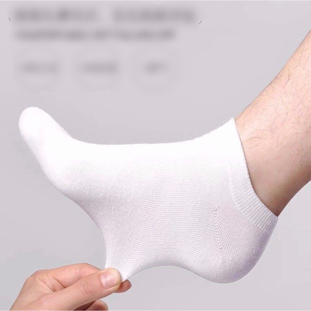 Tất ngắn cổ nam nữ co giãn - Chất cotton siêu thấm hút, ôm sát, êm chân dáng năng động đôi vớ