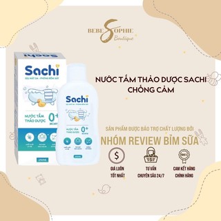 Nước tắm thảo dược SACHI 250ml – Phòng ngừa ho cảm cho bé