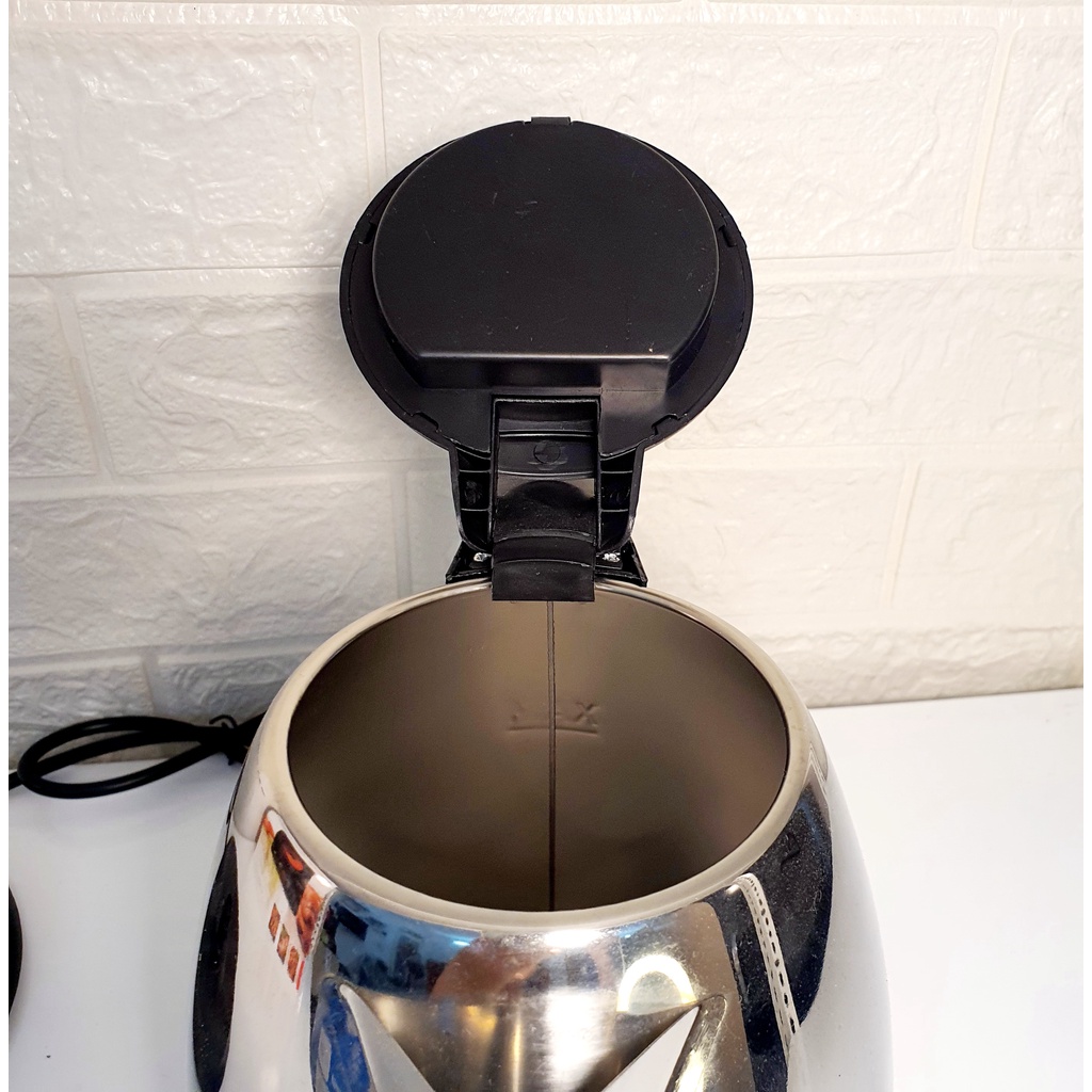 Ấm Đun Siêu Tốc Inox Asanzo 1.8 Lít SK-1800, Công Suất 1500W Đun Sôi Nhanh( Hàng Chính Hãng)