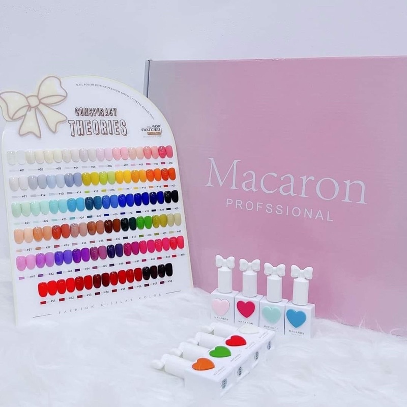 Set sơn gel Macaron chính hãng 58 màu - Sơn móng tay làm nail Hàn Quốc ...