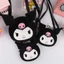 Sanrio Kuromi mymelody Quế Pompom Purin Hoạt Hình Dễ Thương Sang Trọng Túi Đựng Ví Thời Trang Dung Tích Lớn