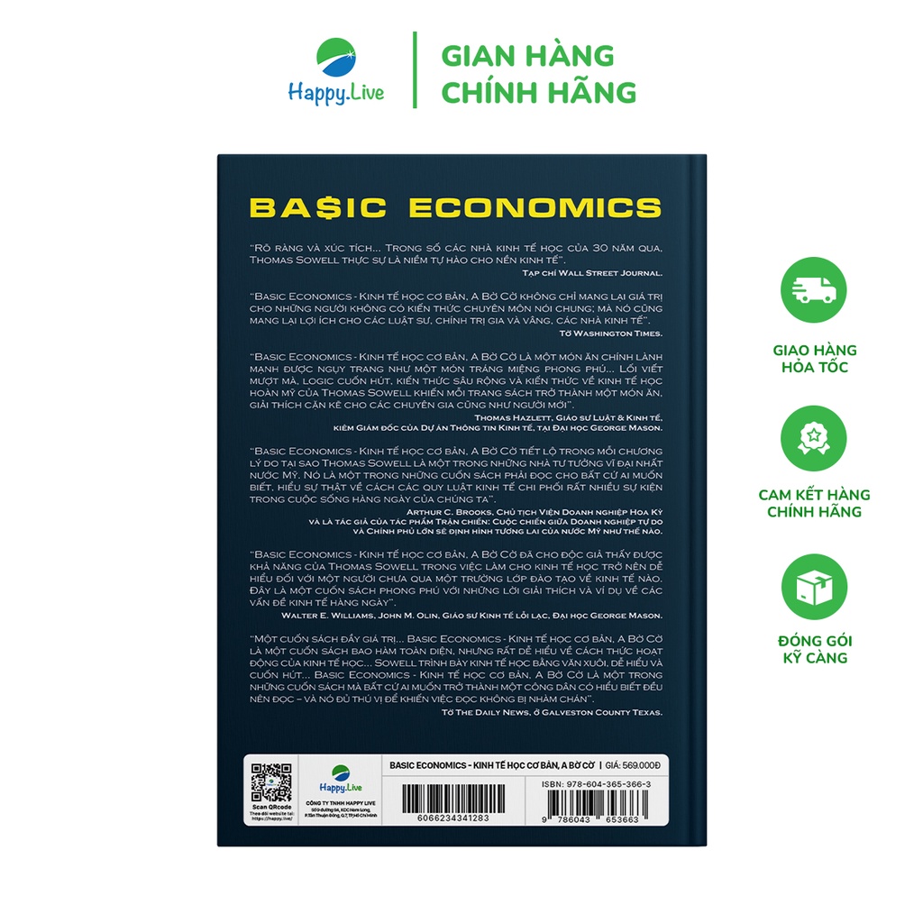 Ảnh Sách Basic Economics: Kinh Tế Học Cơ Bản, A Bờ Cờ, Kinh Tế Học Nhập Môn Cho Nhà Đầu Tư 2