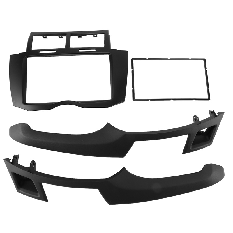Đài Phát Thanh Ô Tô Fascia Viền Bộ, 2 Din Dash Bảng Điều Khiển Khung DVD Bộ Lắp Đặt Cho Xe Toyota Yaris Vitz Platz 2005 2006 2007 2008-2011
