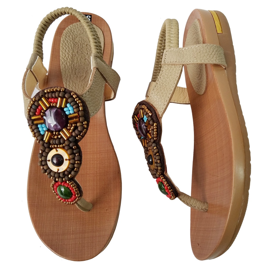 Giày Sandal Nữ BIGGBEN Da Bò Thật HKD648