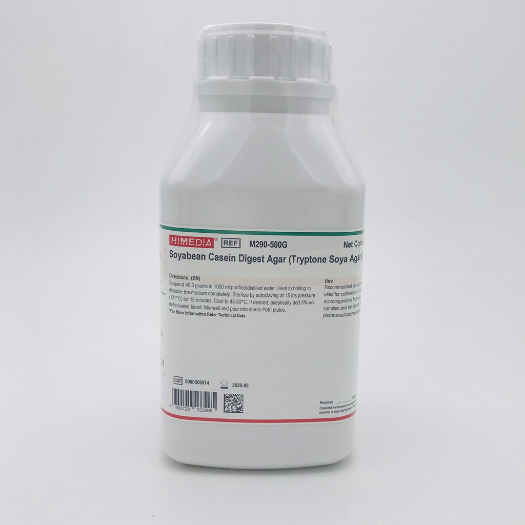 Tryptone Soya Broth / Tryptone Soya Agar (Chai 500G, Himedia) | Shopee ...