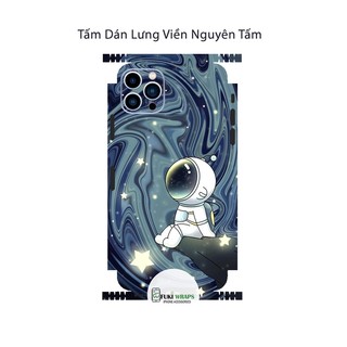 Tấm dán Skin Mặt Sau Phi hành gia FULL VIỀN Dành Cho 14prm, 13prm , 12prm , 11prm, ip11 , ip12 , ip13 - FukiShop
