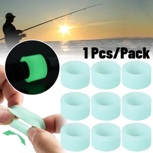 Vòng Nhẫn Chặn Cần Câu Cá Hình Chữ O Bằng Silicone Phát Quang Chống Trượt