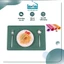 Tấm lót nhào bột silicon làm bánh hoặc lót bàn ăn tiện dụng cho nhà bếp