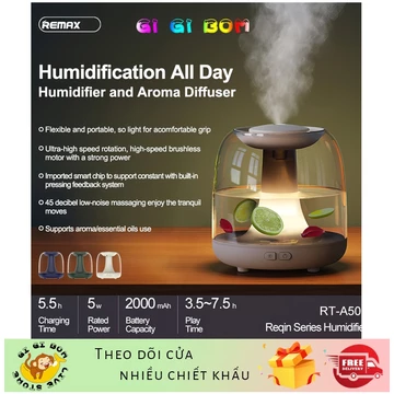 GiGiBomstore Máy phun sương và xông tinh dầu Dung tích lớn 1.2L Máy Xông Tinh Dầu ，Khuếch Tán Dầu Phun ，Điều Khiển Bù Ẩm