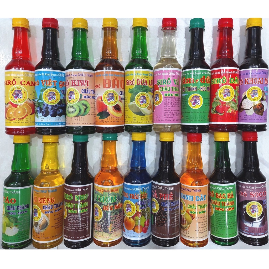 Siro Châu Thành – chai nhựa 400 ml