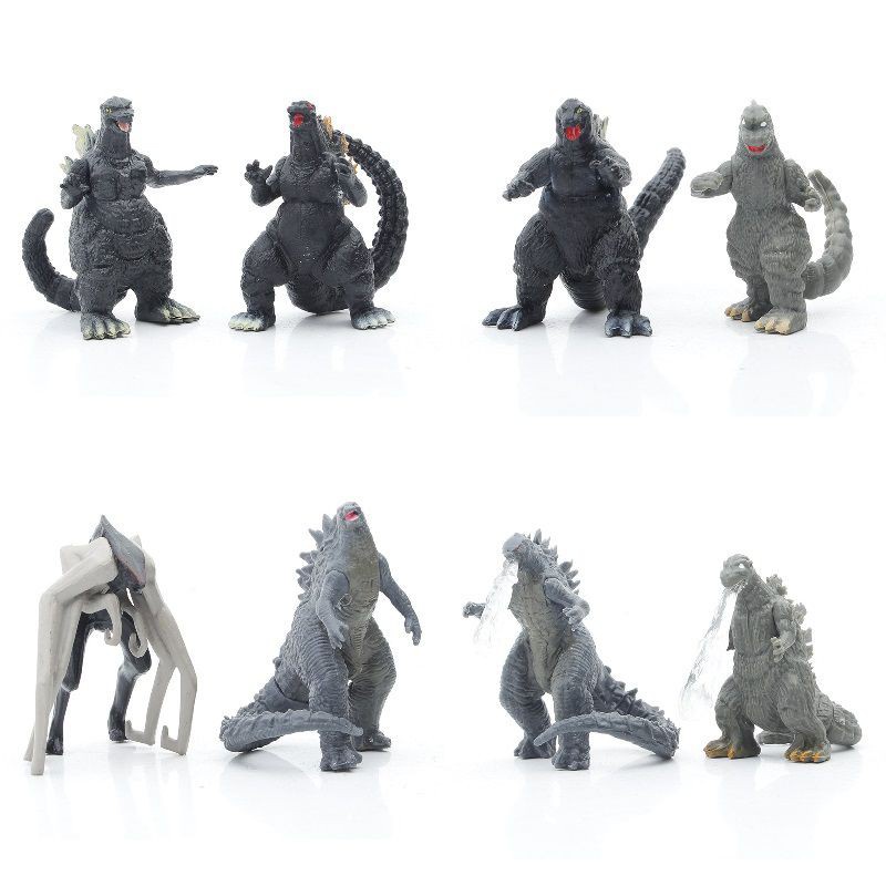 8 Cái / bộ Godzilla Kong Kim Trận Khủng Long PVC Hành Động Hình Bộ Sưu Tập Đồ Chơi Trẻ Em Sinh Nhật Quà Giáng