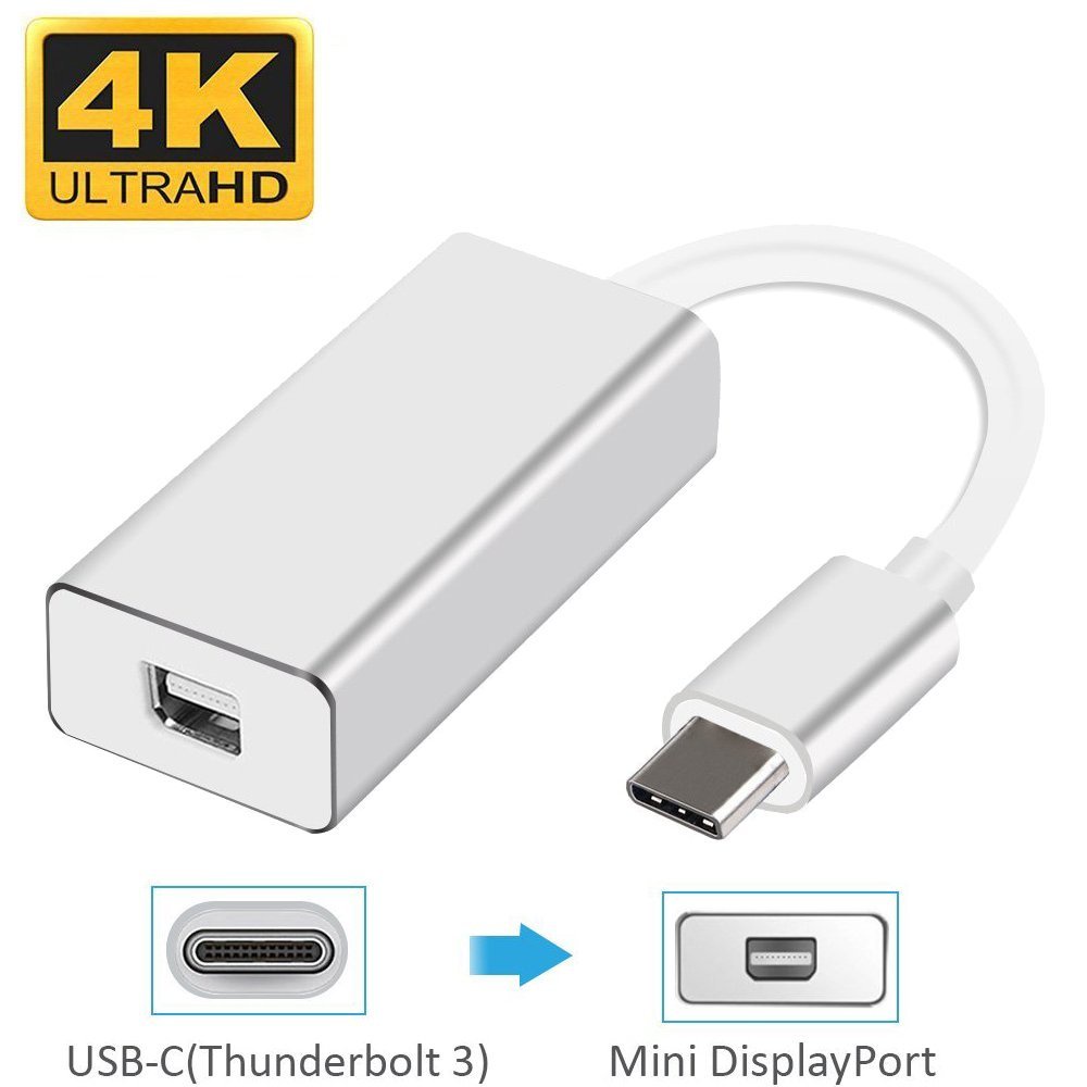 4K USB C Sang Mini DP 60Hz USB 3.1 Loại C Sang Mini Màn Hình Cổng ...