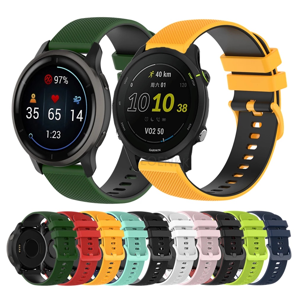 Cinturino INF per Garmin Forerunner 245/245M nero, 10