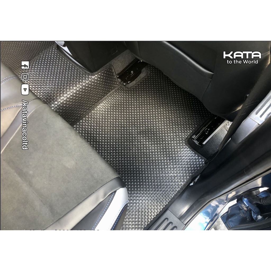 Thảm lót ô tô KATA cho xe Isuzu D-max (2021 - 2025) - Khít với sàn, Chống trơn, Không mùi, Không ẩm mốc