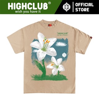 Áo Thun LILIUM Tay Lỡ Unisex Nam/Nữ BEGIE Cổ Tròn - HIGHCLUB Brand Chính Hãng