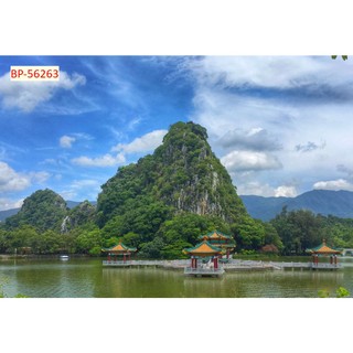 Tranh Sơn Thủy 3D Nhiều Kích Thước Lựa Chọn
