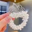 Dây buộc tóc Vương Miện ngọc Nhân Tạo dễ thương cho bé Qiqishop