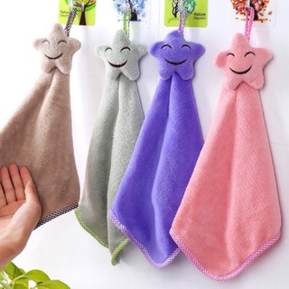 Khăn Lau Tay Lau Bếp Hình Dễ Thương Đa Năng Vải Nhung Siêu Thấm Hút///